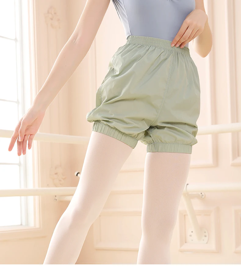 Damen-Tanzshorts, Yoga, Ballett, Workout, lockere Aufwärmshorts – Detail 15