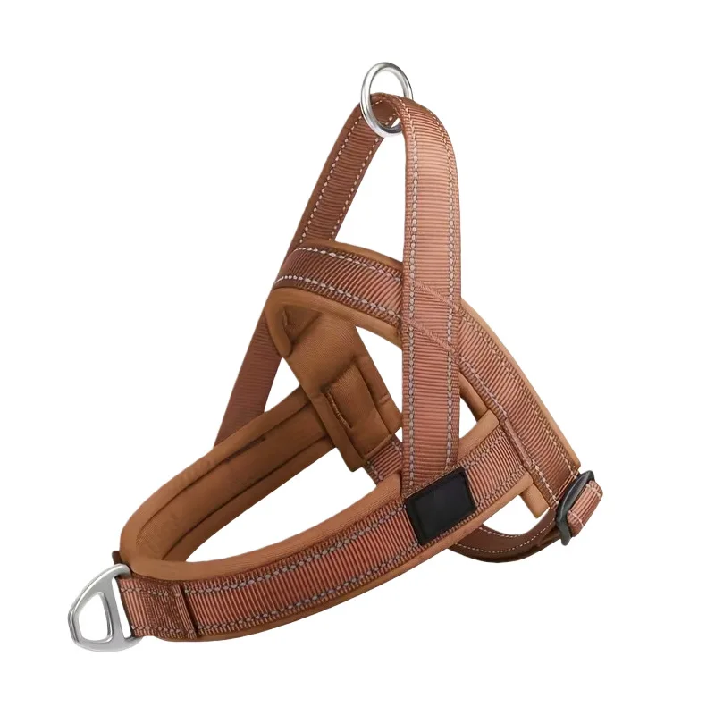 Tactical Dog Harness Escape-proof Padded Adjustable No Pull Vest_voghion.com
