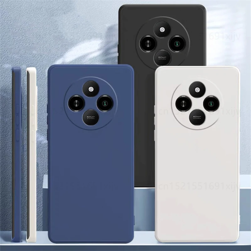 Premium Liquid Silicone Phone Case - Soft TPU Camera Protector & Bumper in One