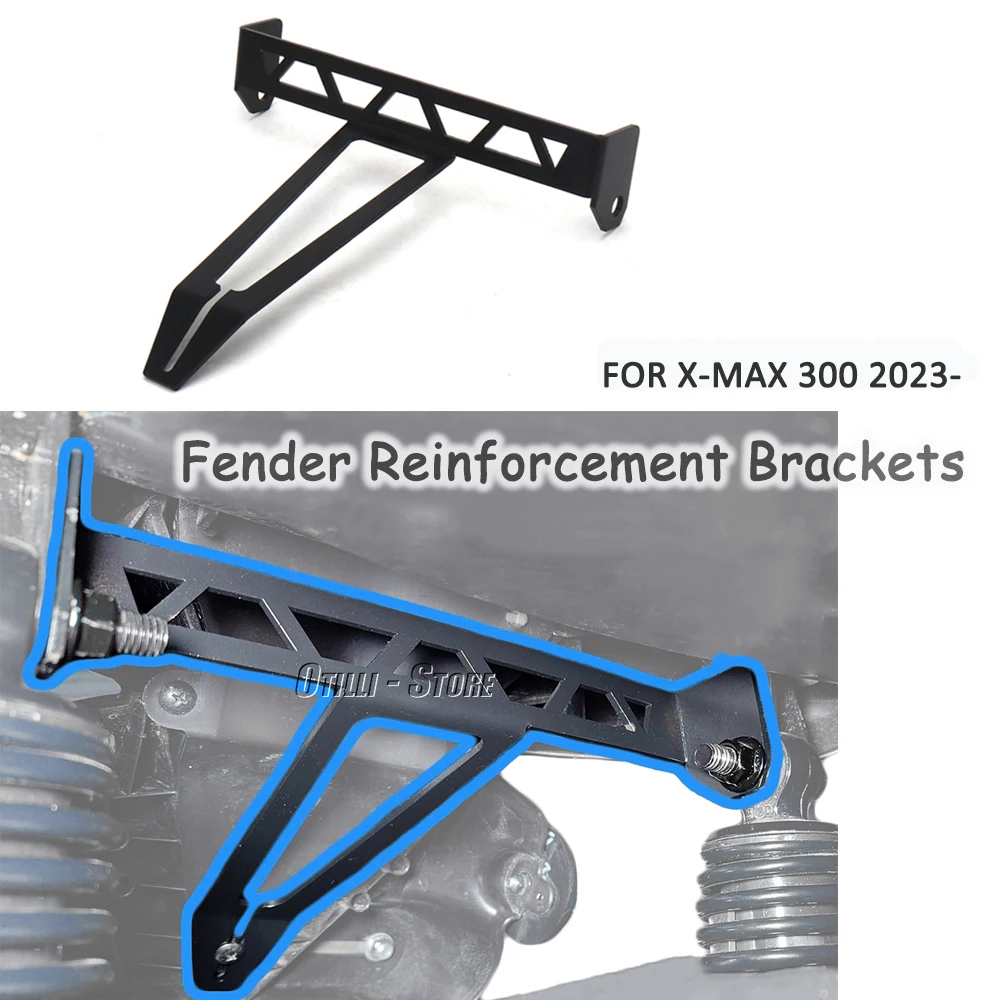 

For Yamaha XMAX X-MAX 300 X-MAX300 Rear Wheel Fender Support XMAX300 2023 2024 New Metal Mudguard Bracket Rigid Reinforced Part