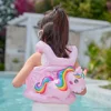 Swimming Ring Cartoon Unicorn Inflatable Pool for Baby Kids Swimsuit Buoyancy Vest Life Jacket Infant Float Pool Accessories Toy 4