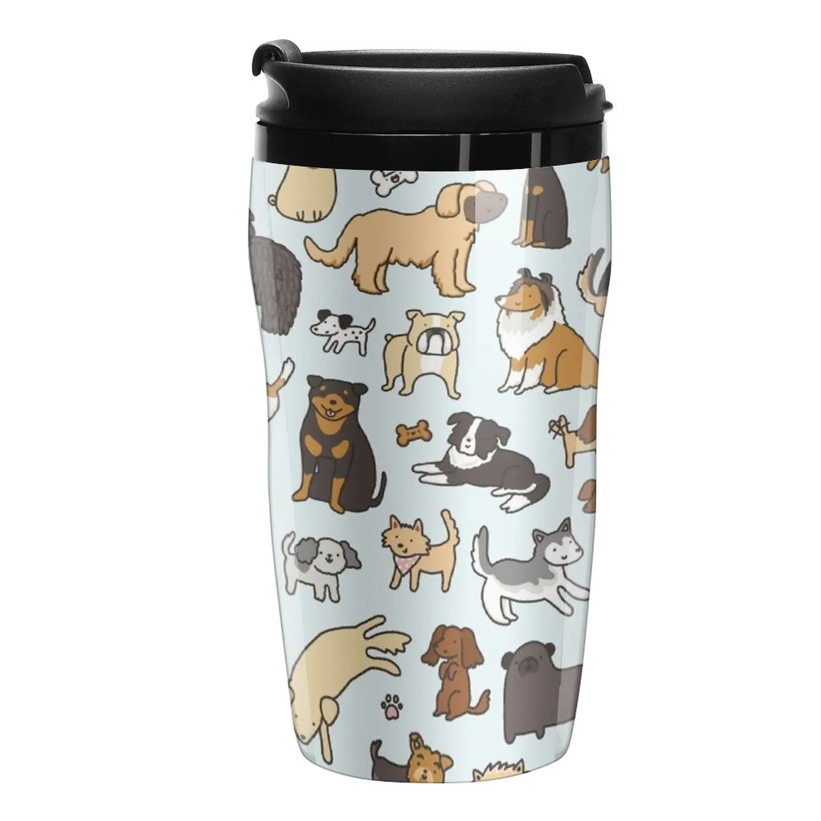 New Doggy Doodle Travel Coffee Mug Insulated Cup For Coffee Coffee Cups Sets Coffee Mugs Coffee Mugs Creative