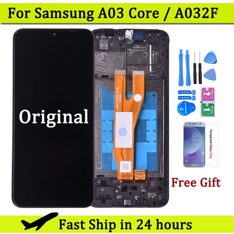 

6.5'' Original For Samsung Galaxy A03 Core A032 A032F LCD Display With Touch Screen Digitizer Assembly SM-A032F/DS