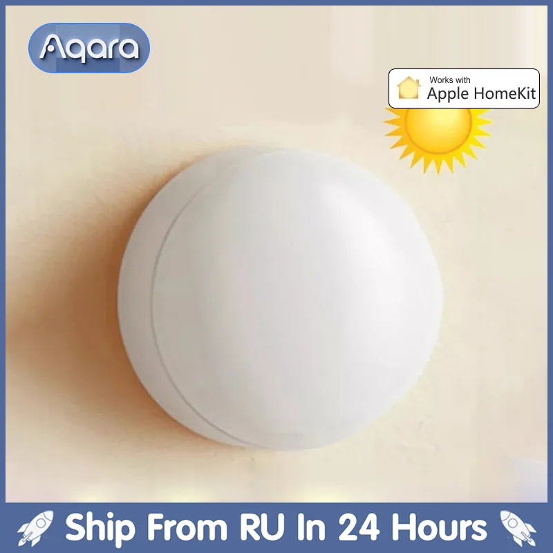 

2023 Aqara Light Sensor T1 Brightness Sensor Zigbee 3.0 AutoSmart Home Light Detector Magnetic APP Control Work For Homekit