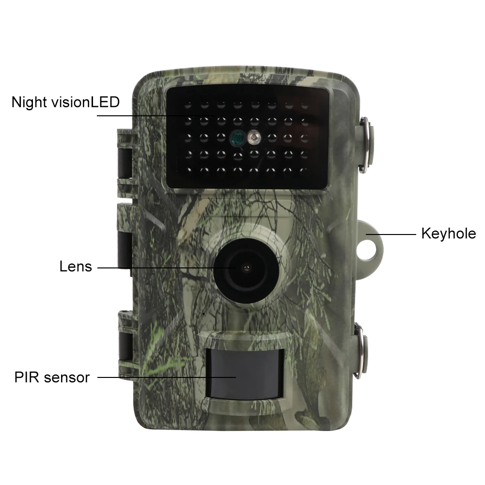 Mini Wildkamera 16MP 1080p – Nachtsicht & Bewegungssensor