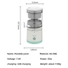 Wireless Slow Juicer Automatic Orange Lemon Juicer USB Charging Juices Separator Portable Squeezer Pressure Juicer for Home 6