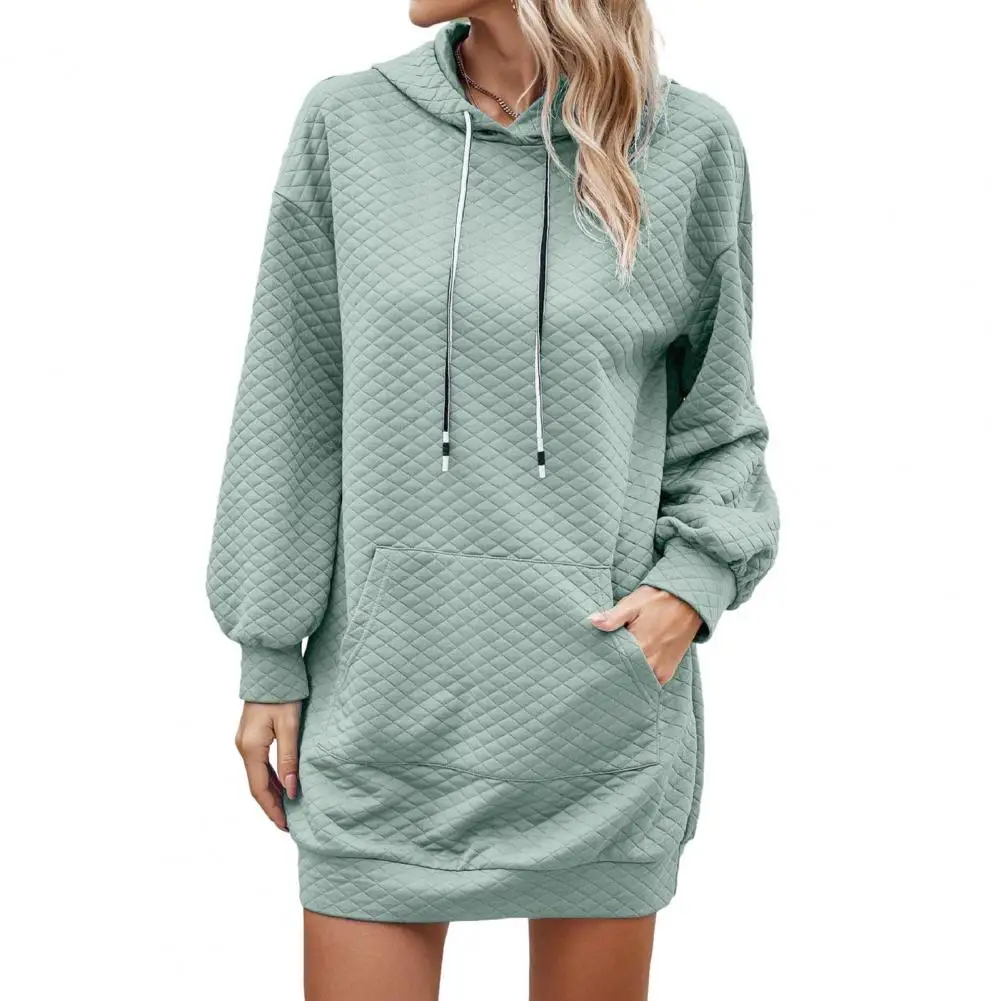 

Women Hooded Sweatshirt Hoodie Dress Warm Stylish Versatile Women Fall Hoodie