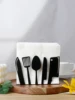 1PC fashionable metal kitchen utensils tissue rack, metal countertop napkin rack, home kitchen and dining table decoration, bedr 4