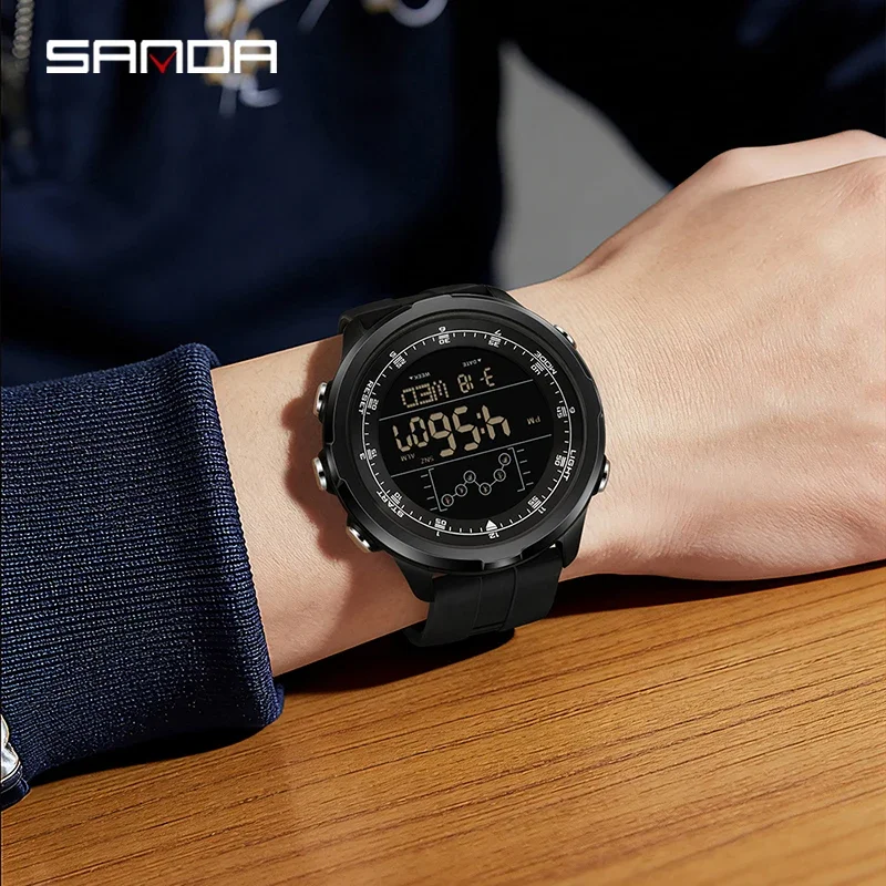 Luxury Men's Digital Sport Watch - Waterproof LED Military Style Stopwatch Gift
