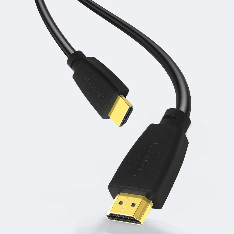 Cabo HDMI para monitores portáteis, 2.0, 4K, 60Hz, Ultra High Speed, 1080p, HDR, HDPC, 3D, 18 Gbps, PS5, PS4, Xbox One e muito mais