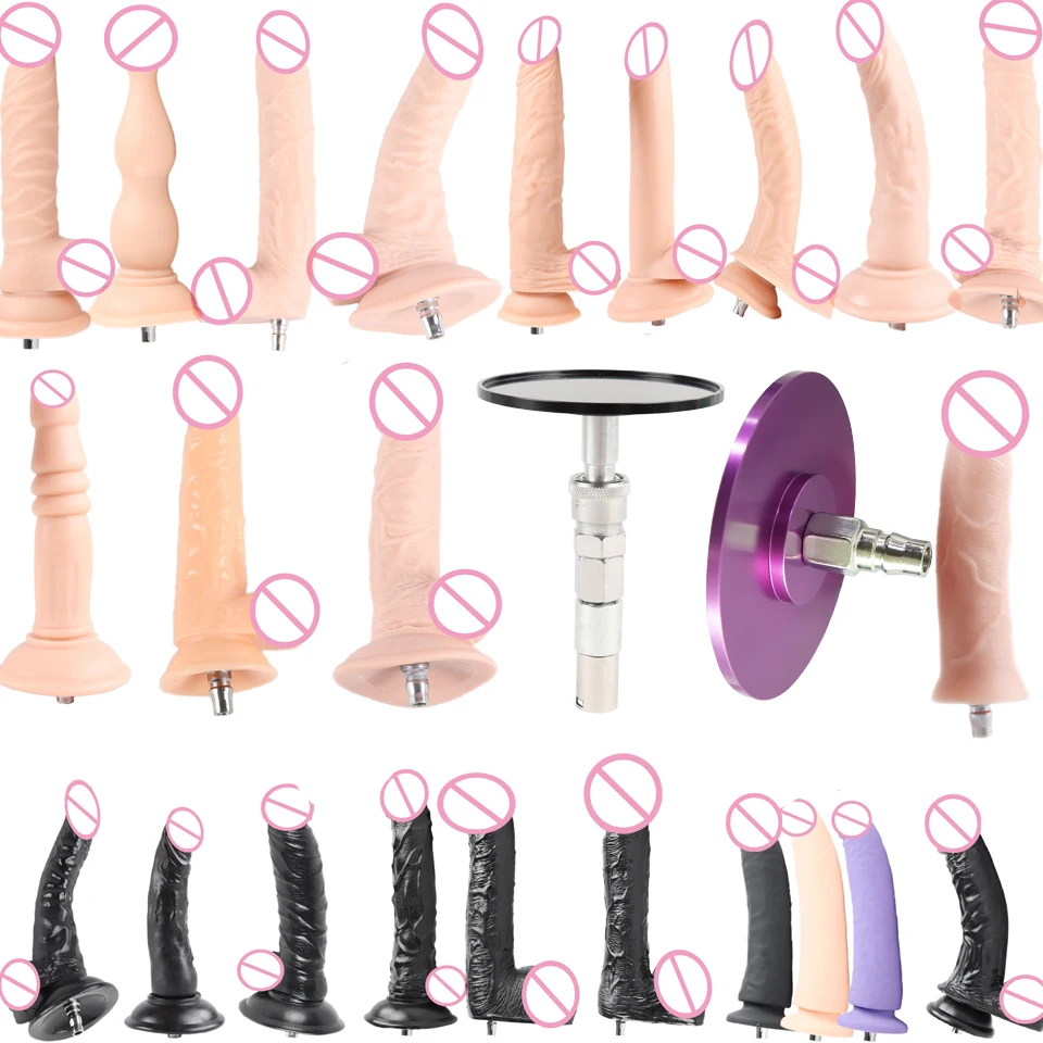 Sex Toy 27 Types Noiseless Premium Sex machine Attachment VAC-U-Lock Dildos Suction Cup Sex Love machine for woman products