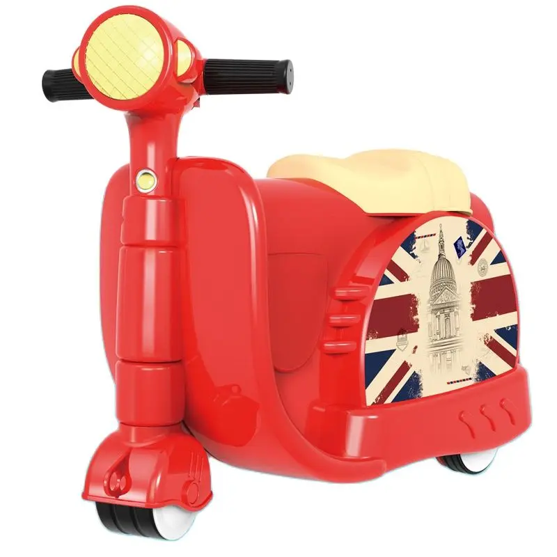 

Детский мотоцикл, скутер, чемодан для путешествий, детский Многофункциональный чемодан для мальчиков и девочек, ящик для посадки, троллейка, может ездить и сидеть