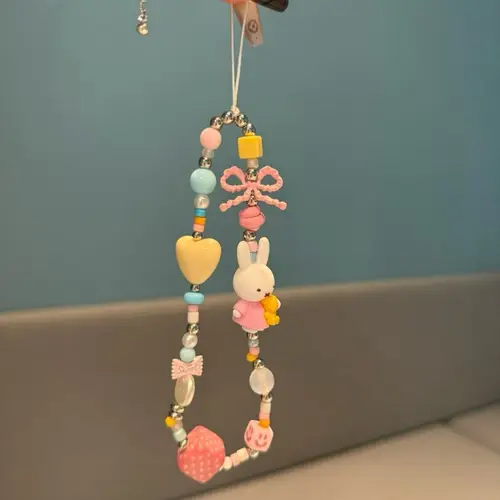 Cute Miffy Phone Case Lanyard Chain Pendant CCD Camera Card Album Hanging Ornament Fashion Daily Decor Accessory for Girls Gift - Image 4