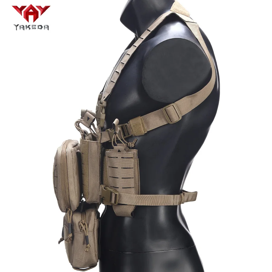 Multifunctional Laser Chest Mount with Pockets for Hunting
