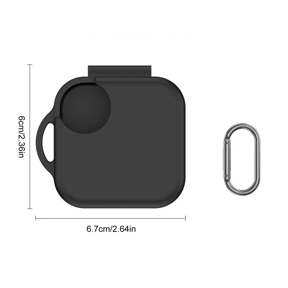 Silicone Protective Case with Carabiner Protector Cover Full Protections Housing for Nothing CMF Buds Pro 2 Earphones