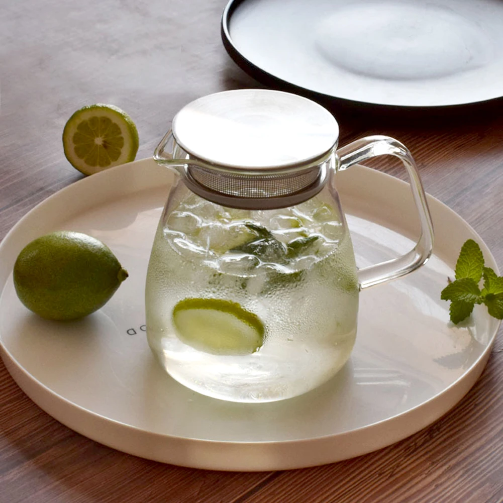 Teapot With Infuser Thickened Glass Heated Resistant Tea Pot 500ML  800ML Filtering Tea Separation Kettle Tea Coffee Maker