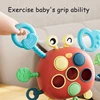 Montessori Toddler Pull Toy String Sensory Toys Silicone Activity Development Baby 0-12 Months 0-1 Year Educational Gifts 3