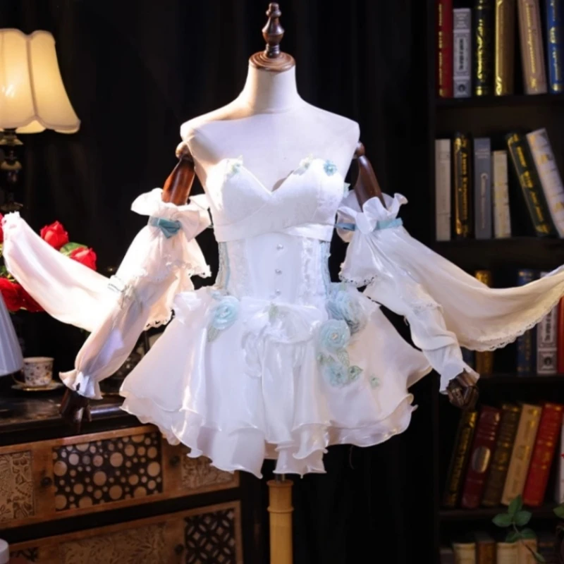 

Lynette косплей костюм игры Genshin ударопрочное аниме платье ангела костюм женский одежда для ролевых игр костюм на Хэллоуин Карнавал в наличии