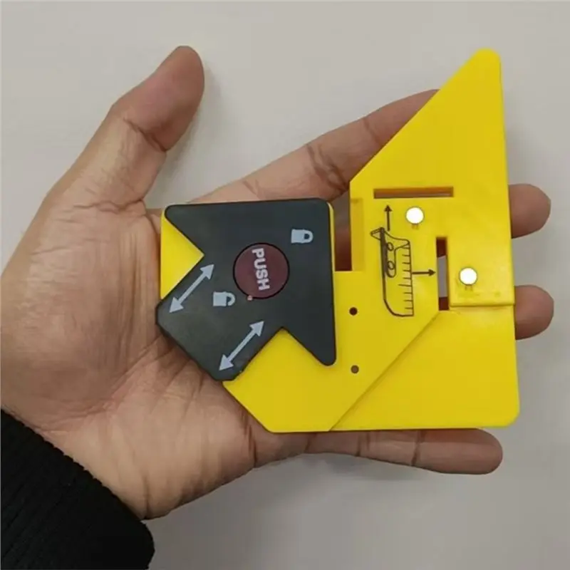 A63K-Trim45 45도 마이터 각도 마커, 트림 목공 도구(2개), 조절 가능한 간격 가이드, 측정 및 마이터 마킹 도구