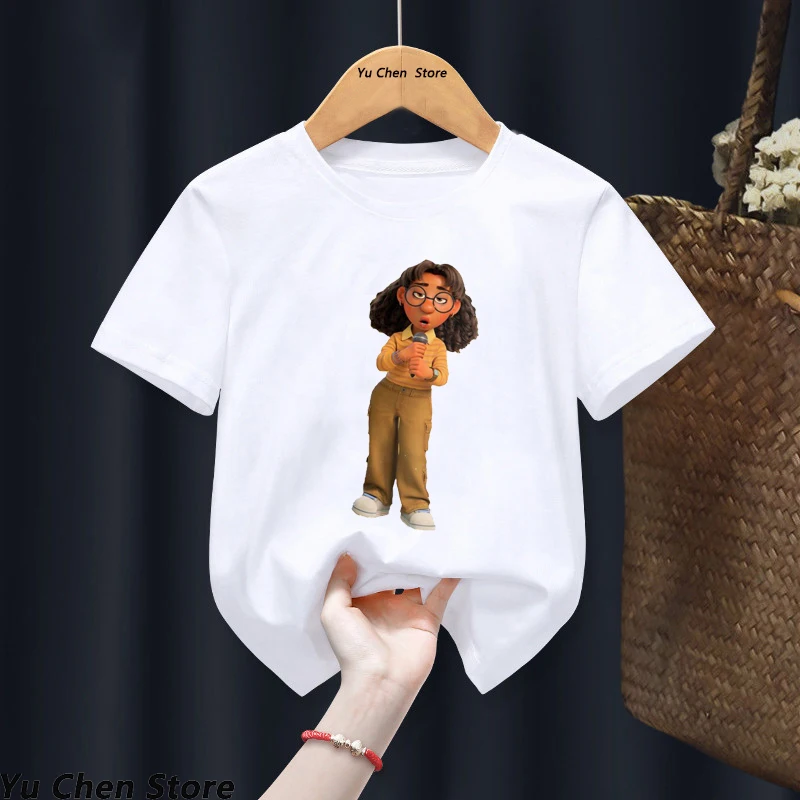 t shirt baby boy	 Cartoon Animation Turning Red Boys' And Girls' T-shirt Harajuku Summer White Print Girls' Boys' Top Short Sleeve Aestheticism t-shirt for kid girl