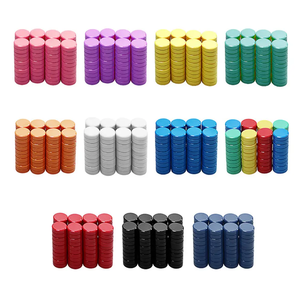 24Pcs 3Cm 라운드 다채로운 프리미엄 화이트 보드 자석 학교 사무실 홈 냉장고 사물함 게시판 교육을위한 강력한 접착력