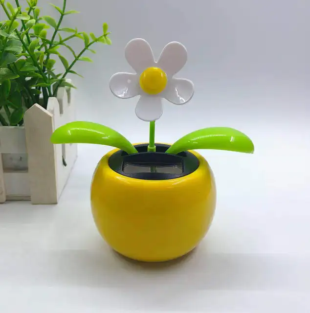 Mode Solarbetriebene tanzende Blume schwingende animierte Bobble