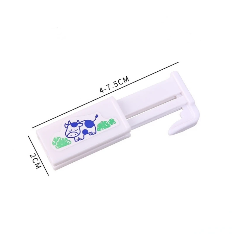 Sealing Clips 2Pcs Plastic Japanese Style for Milk Box Snack Bag
