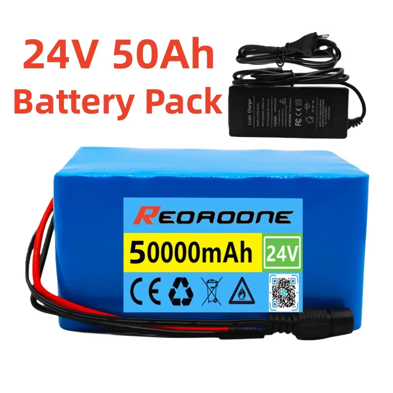

24V 50Ah 7S5P 18650 Li-ion Battery Pack 29.4V 50000mAh Electric Bicycle Moped /Electric/Lithium Ion Battery Pack + 2A Charger