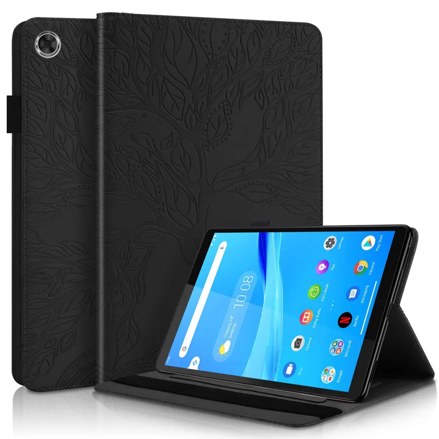 3D Tree Embossed Tablet Case