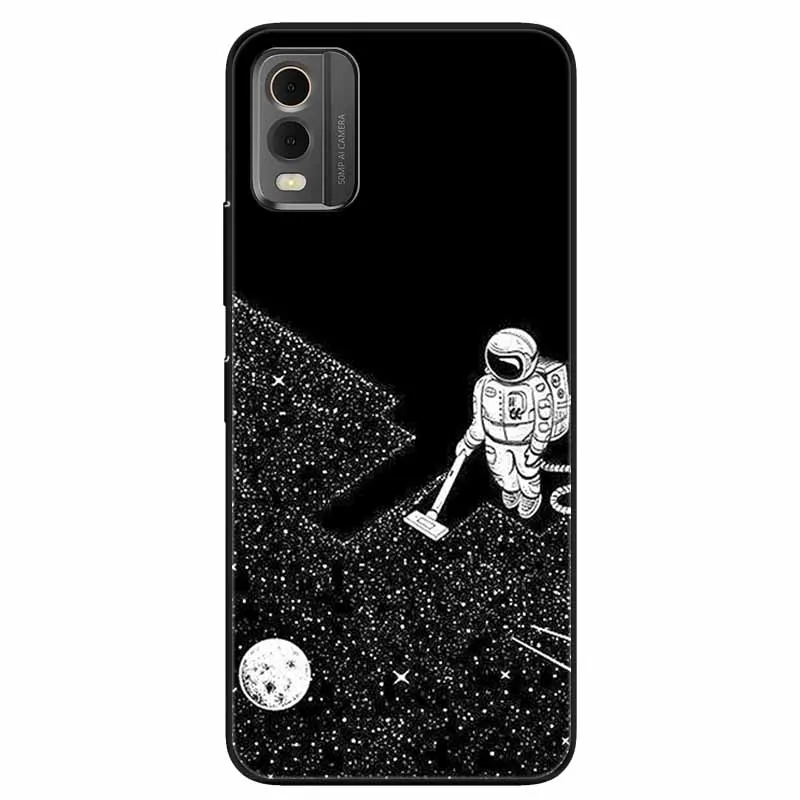 Cartoon Silicone Protective Soft Bumpers with Cool Wolf Design Phone Case