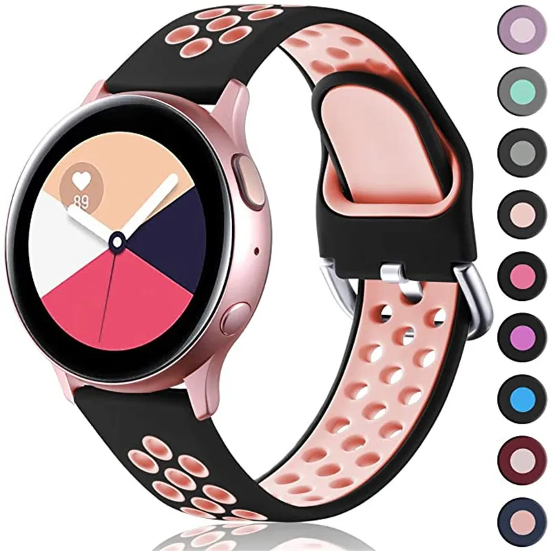 Per Samsung Galaxy Watch 4 Active 2 40Mm 44Mm Cinturino In Silicone Active2 Cinturino Sportivo Cinturino Sportivo Per Galaxy Watch 42Mm S2