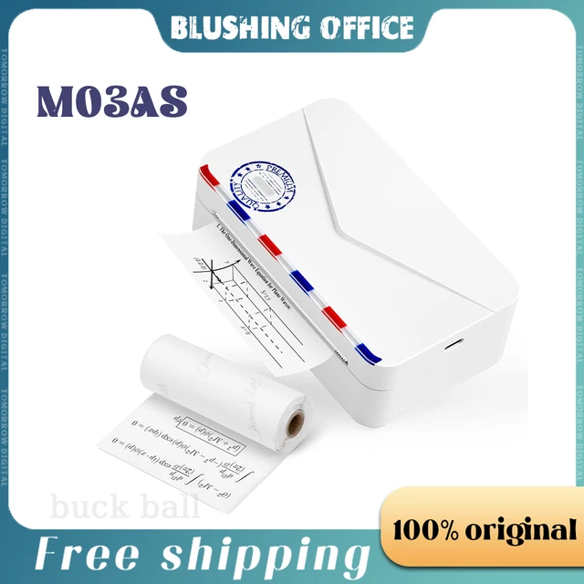 Smart Mini Print Portable Bluetooth Phone Printing Multifunctional HD Photo  Inkless Printer M02S 300DPI Thermal Printers - AliExpress