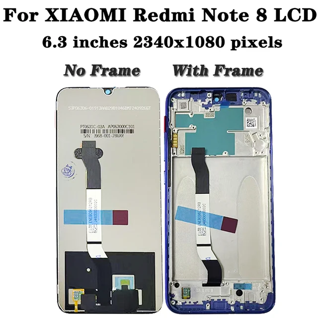 Redmi note 60 8台セット For Xiaomi Redmi Note 8 Note 8 Pro Screen Replacement LCD