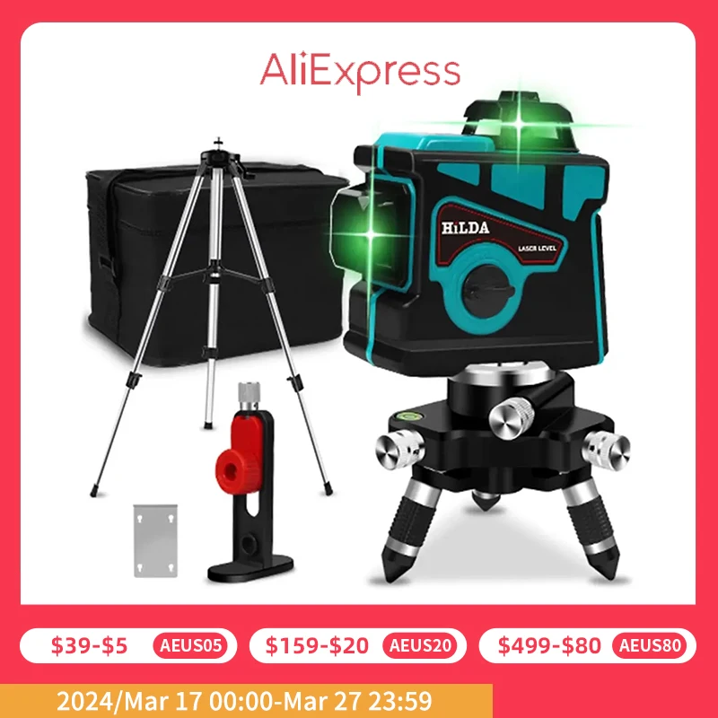 HILDA Laser Level [EU] for 38.57 USD with coupon (Best price in history ...