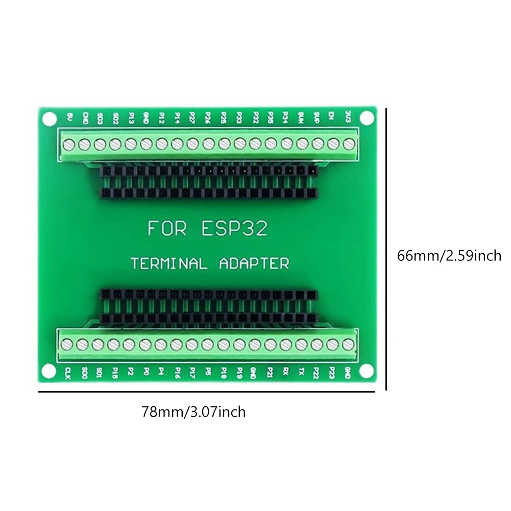 ESP32 브레이크아웃 보드 ESP-WROOM-32 GPIO 1 Into 2 개발 모듈, 38PIN 좁은 버전 듀얼 코어 CPU 와이파이 블루투스 호환