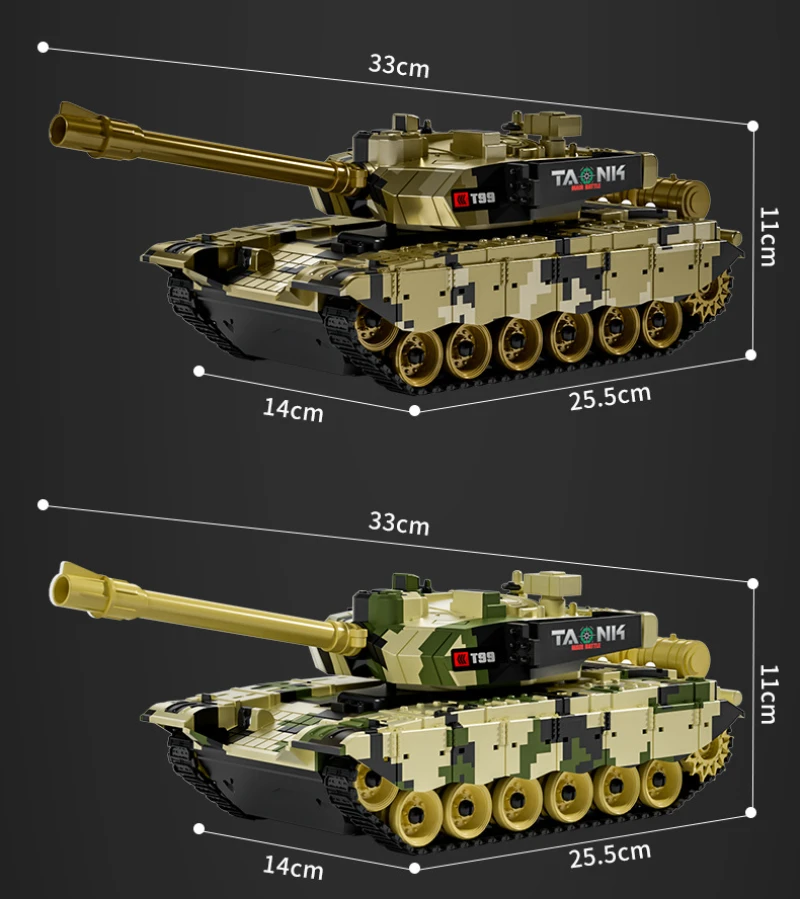RC Battle Tank Shoot Bullets Remote Control Shooting Tank USB Charge With LED Sound Music Military War Game Electronic Car 6