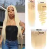 10-26inch Blonde Human Hair Closure 4x4 5x5 613 Lace Closure Human Hair Blonde 13x4 13x6 Lace Frontal  613 360 Lace Frontal