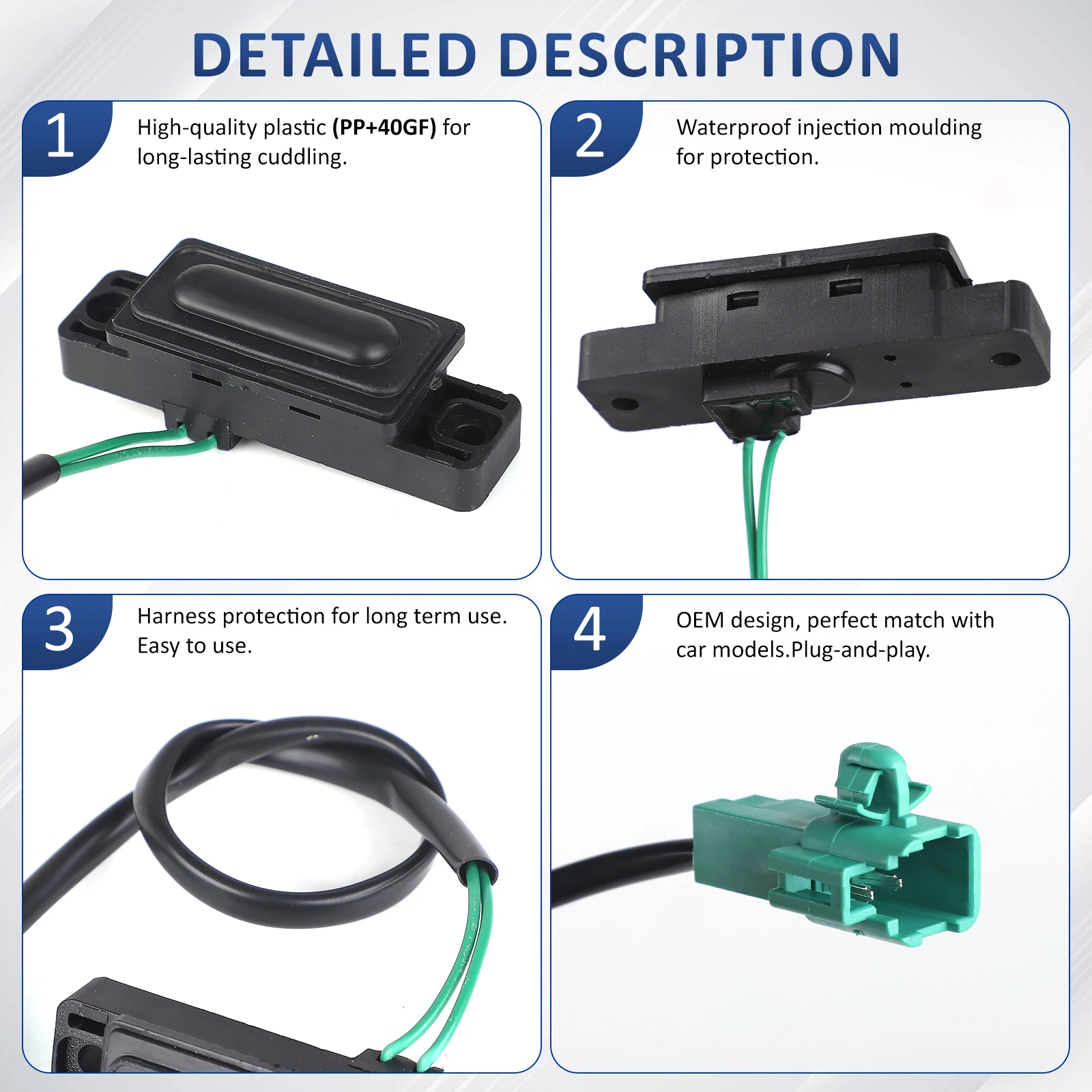 For Suzuki Swift 2005-2017 Tailgate Rear Trunk Lid Lock Boot