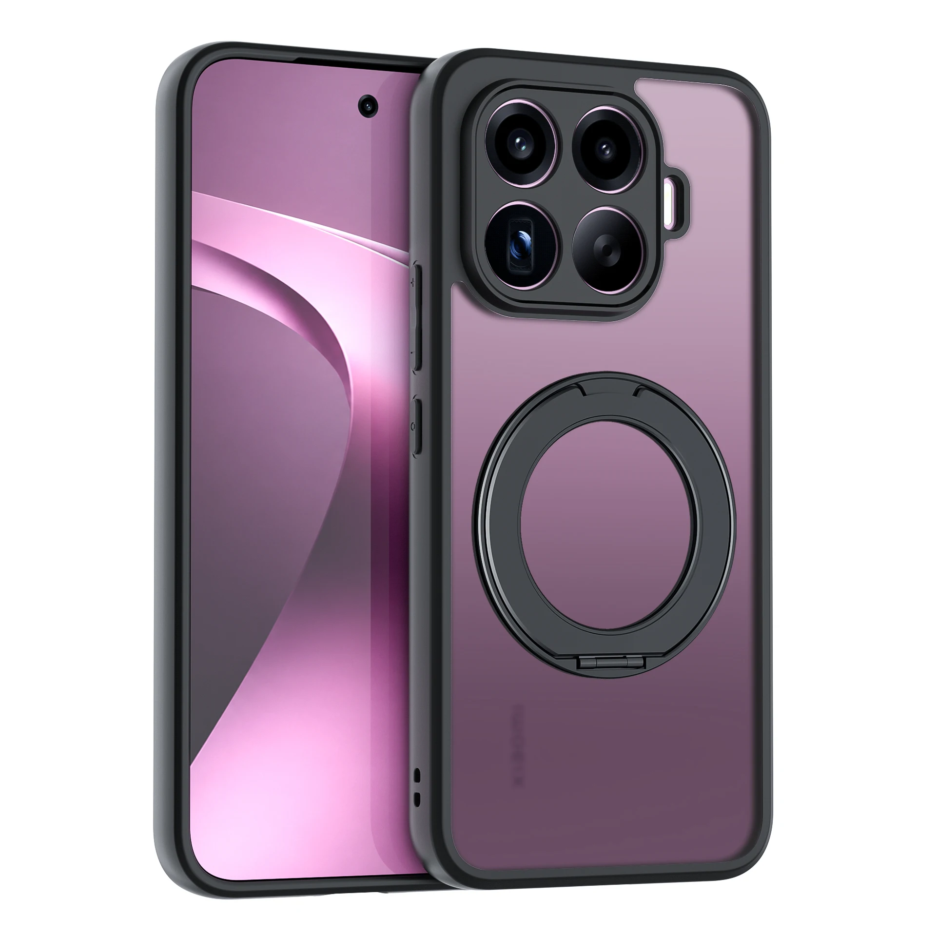 Minimalist Transparent Magnetic Acrylic Drop-Resistant Phone Case