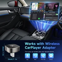 Pionray 2in1 Wireless CarPlay Dongle Wireless Android Auto Adapter AI Smart Box Car Intelligent Systems For CarWith Wired tv box - Image 3