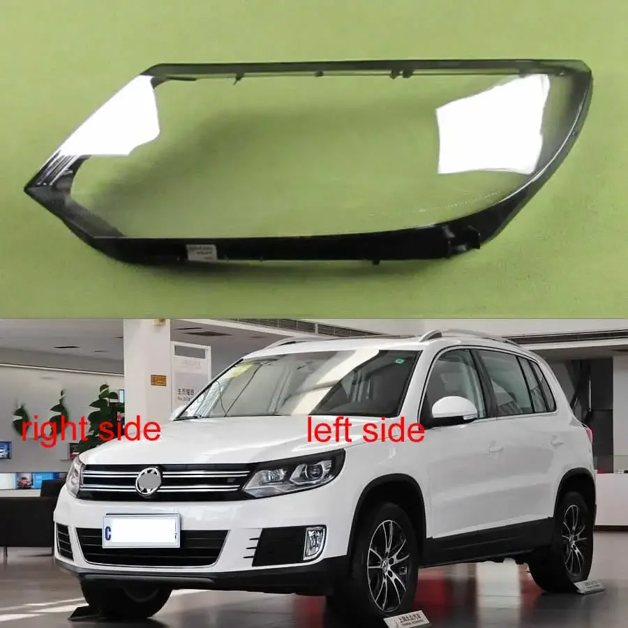 For VW Tiguan 2013-2015 Halogen Car Accessories Headlamp Cover Transparent Lampshade Headlight Shell Lens