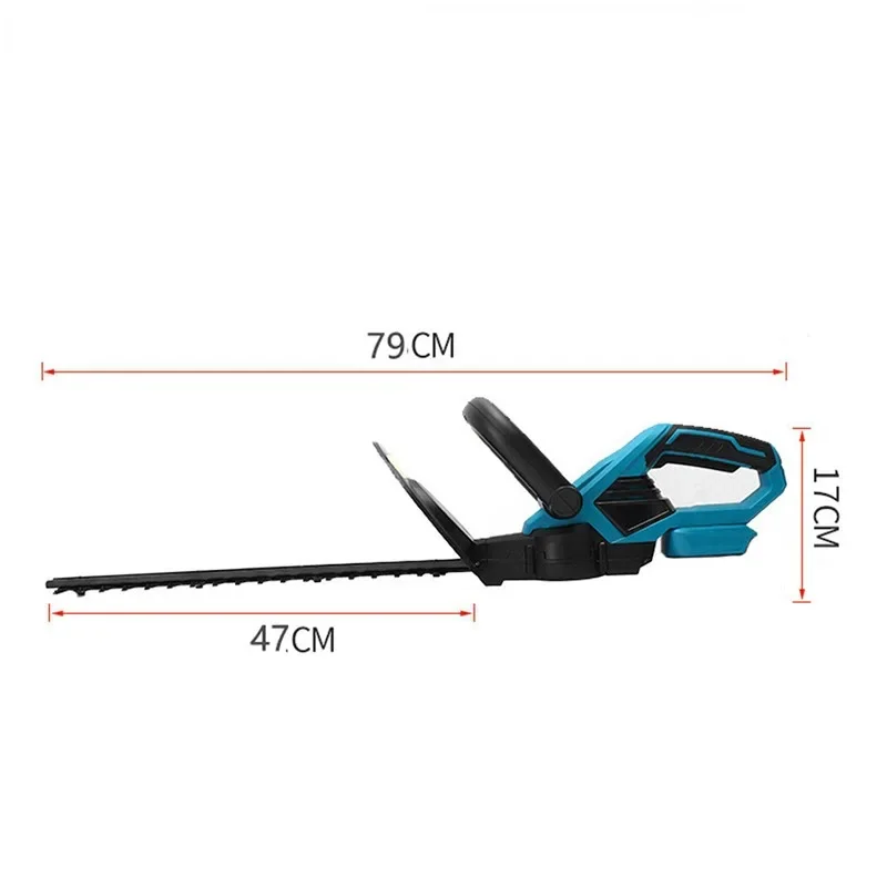 21V Cordless Hedge Trimmer Household Garden Trimmer Pruning Saw Lawn Mower Electric Hedge Trimmer Garden Tool 2