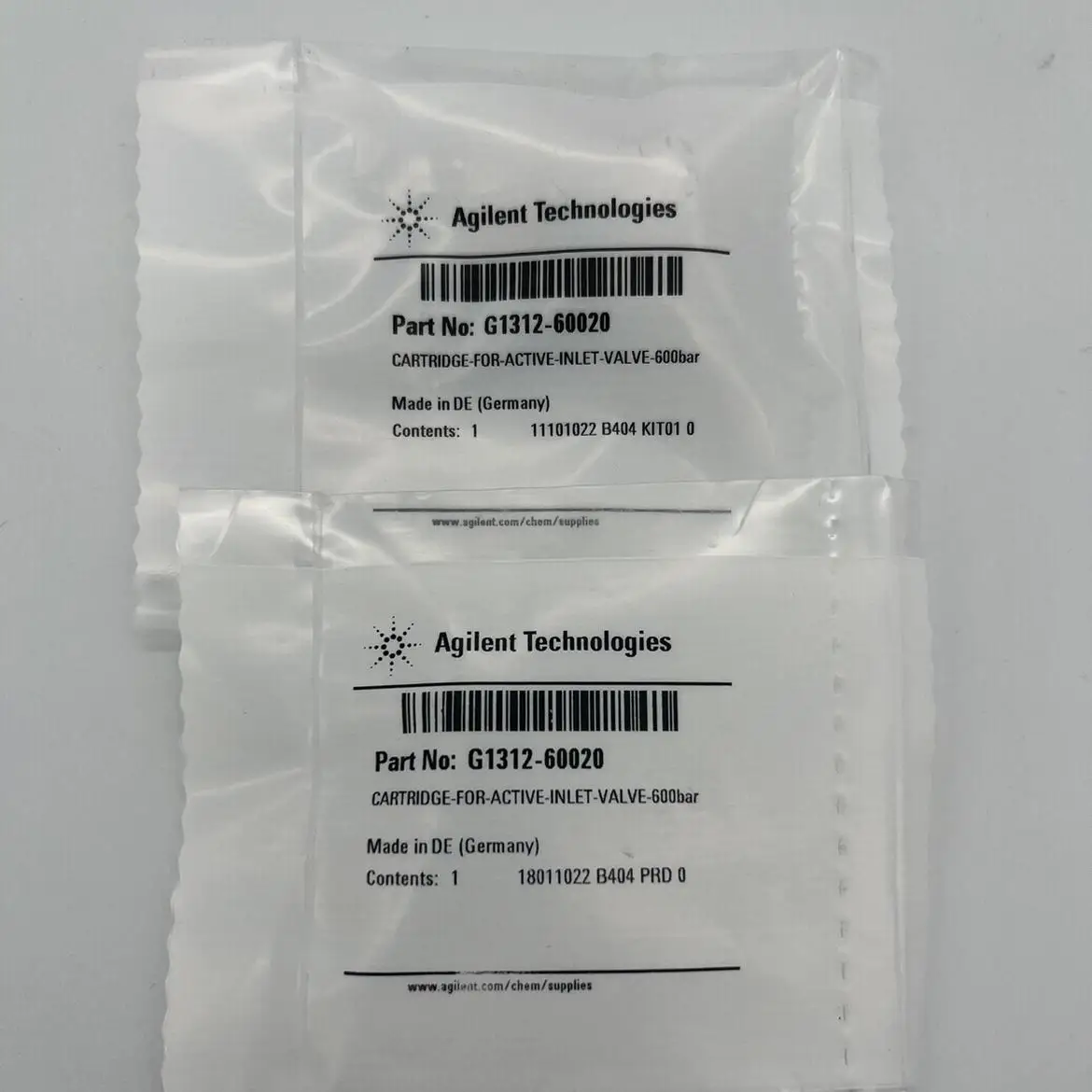 

Agilent G1312-60020 5062-8562 Cartridge for Active Inlet Valve, 400 bar, 600 bar
