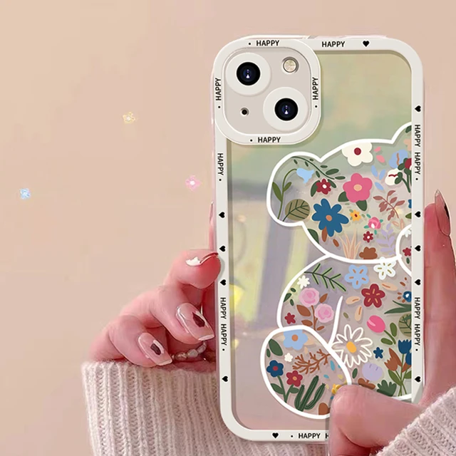 Fashion PU Leather Cute Phone Cases For iPhone 14 13 12 11 Pro Max XS XR X  14 Plus