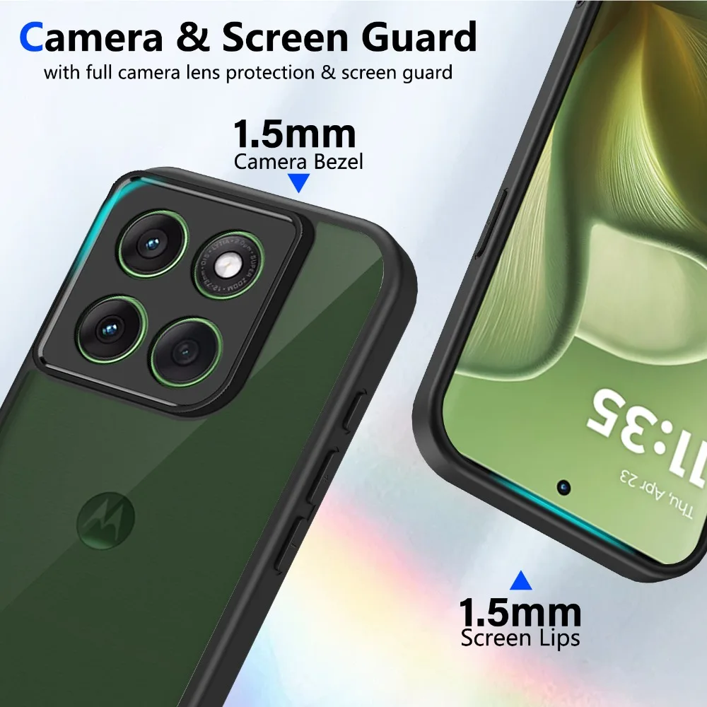 Ultra-Thin Matte Translucent TPU+PC Protective Case