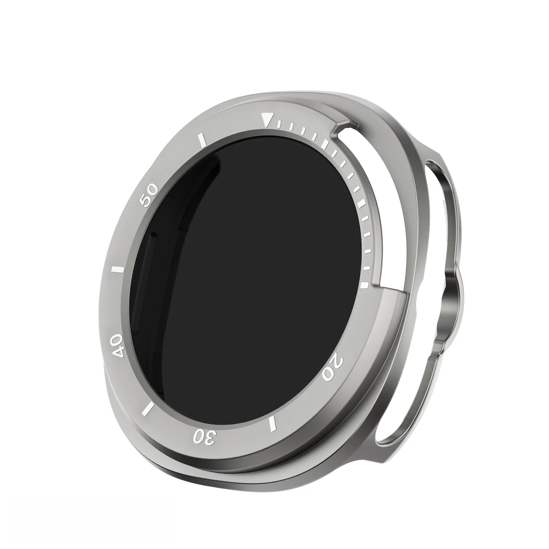 Classic 46mm Watch Case with Peep-Proof Film & Scratch-Resistant Protection