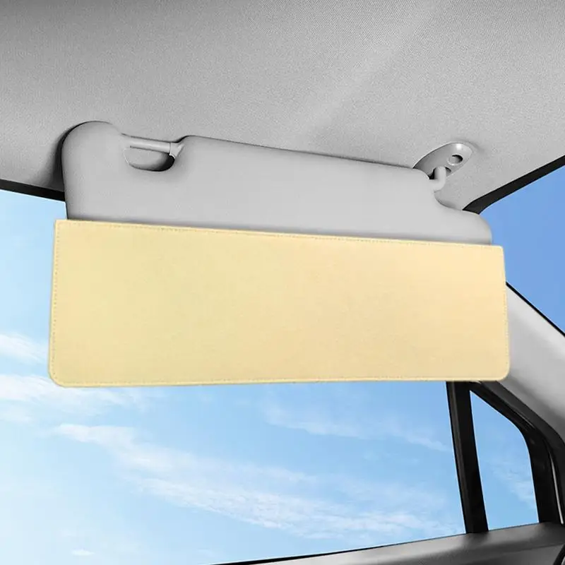 Visiera Parasole Per Auto Polarizzata, Antiriflesso E Regolabile A 180°, In Acrilico Resistente Al Calore, 32x14,5 Cm