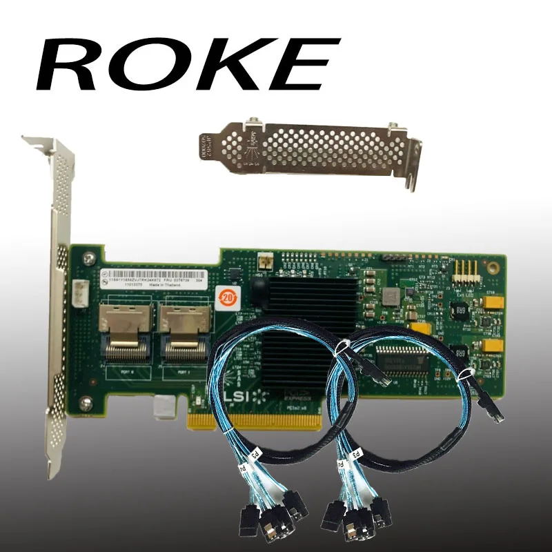 Lsi 9240-8i 6gbps Sas Hba 9211-8i It Mode Zfs Freenas Unraid 2* Sff ...