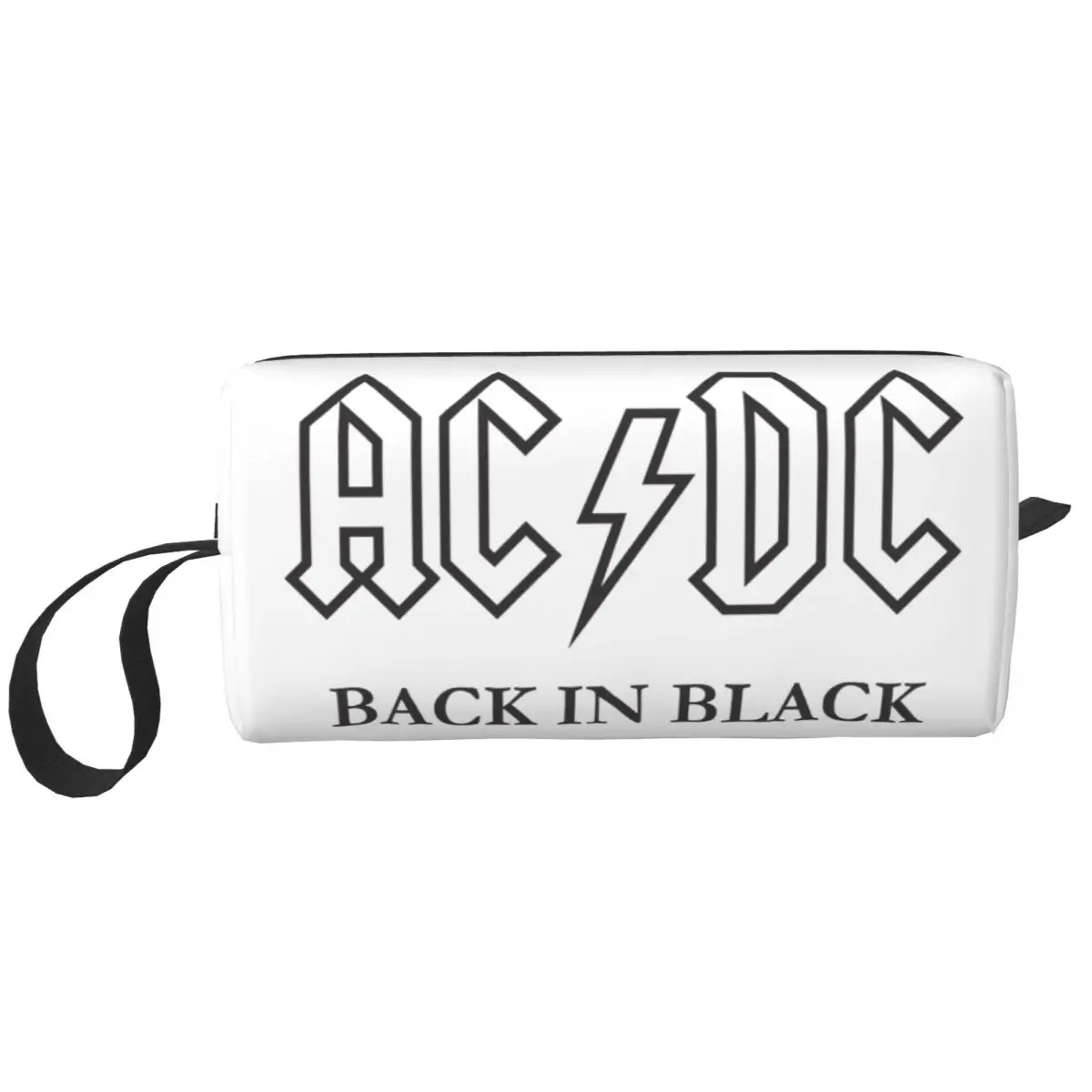 

Тяжелый металлический Rock AC DC косметичка для женщин, дорожный косметический Органайзер, милые хранение туалетных принадлежностей Сумки