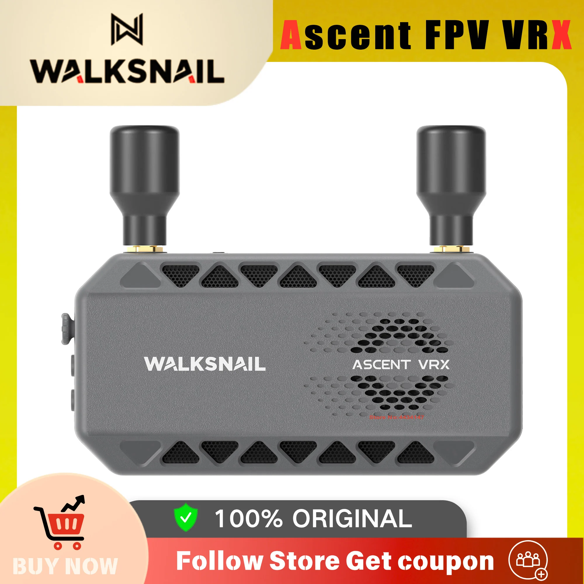 Kit VRX Ascent FPV 5.8GHz Récepteur Vidéo pour Drone
